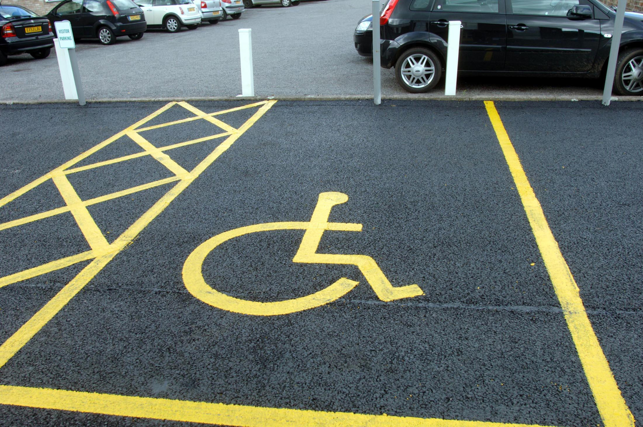 New laws on disabled parking spaces