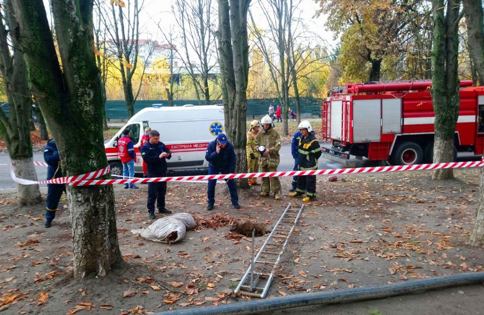 На місці трагедії