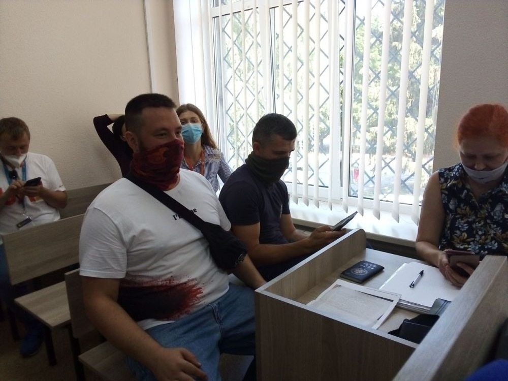 Потерпілі Олекса Коба та Дмитро Юденко