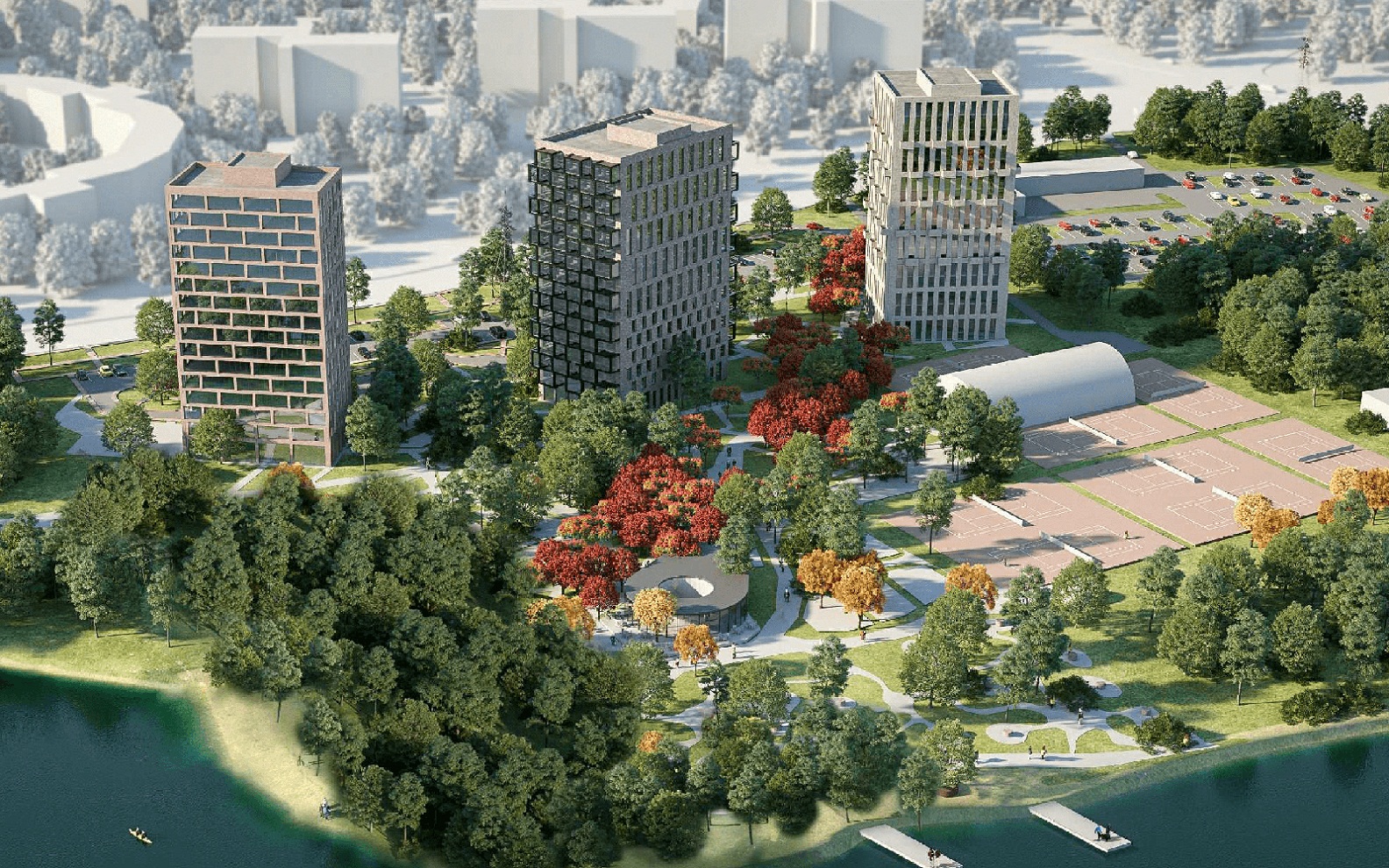 Проєкт житлового комплексу Riverside