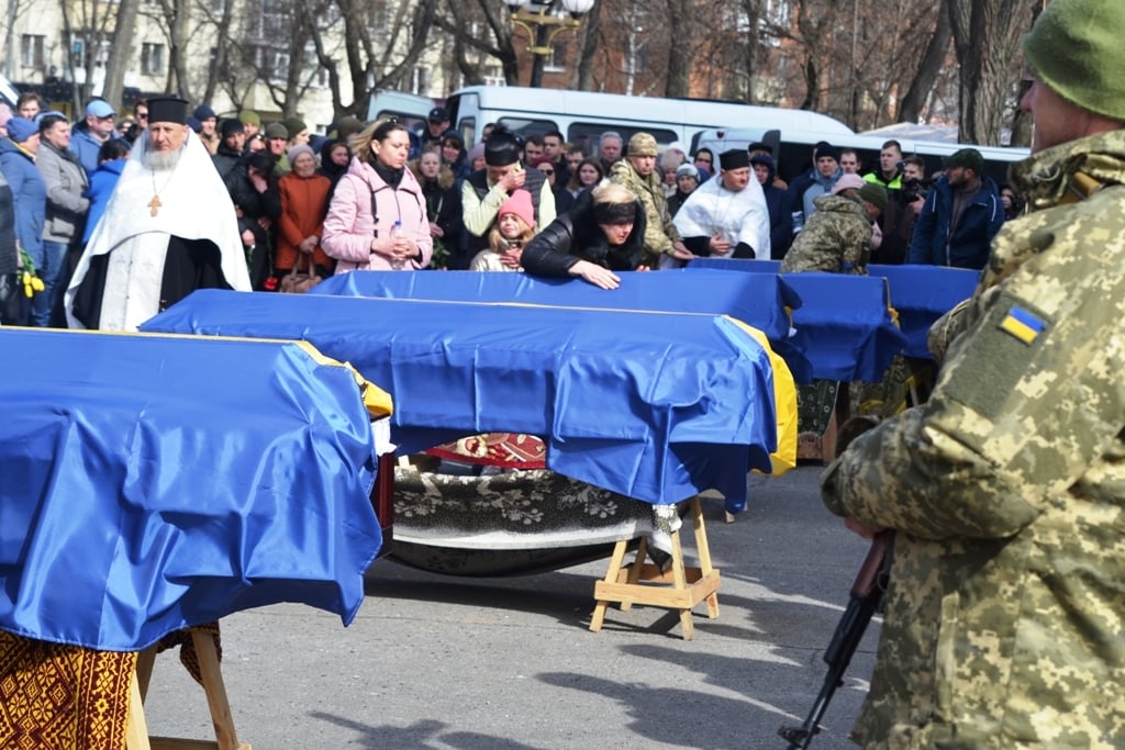 Прощання з воїнами