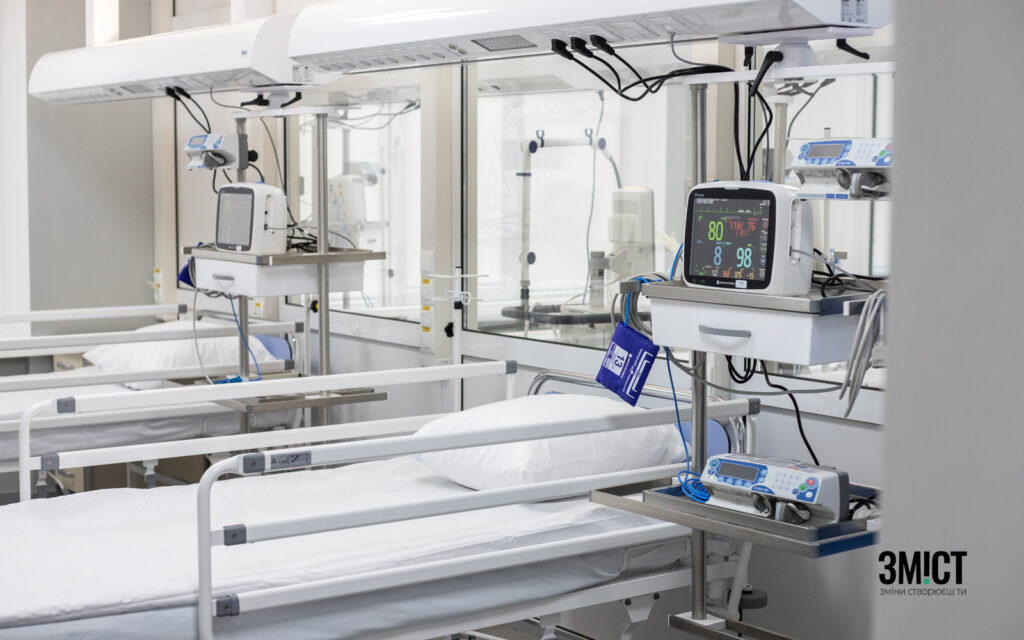 Відділення невідкладної допомоги, куди привозять пацієнтів з інсультом, у 1-й міській лікарні Полтави