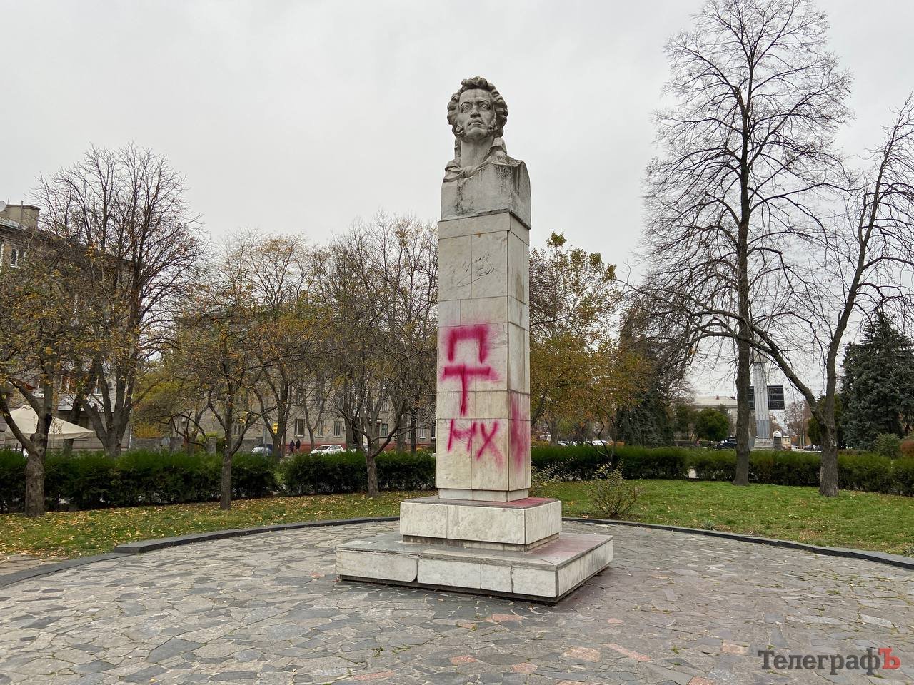 Пам’ятник Пушкіну у Кремечуці