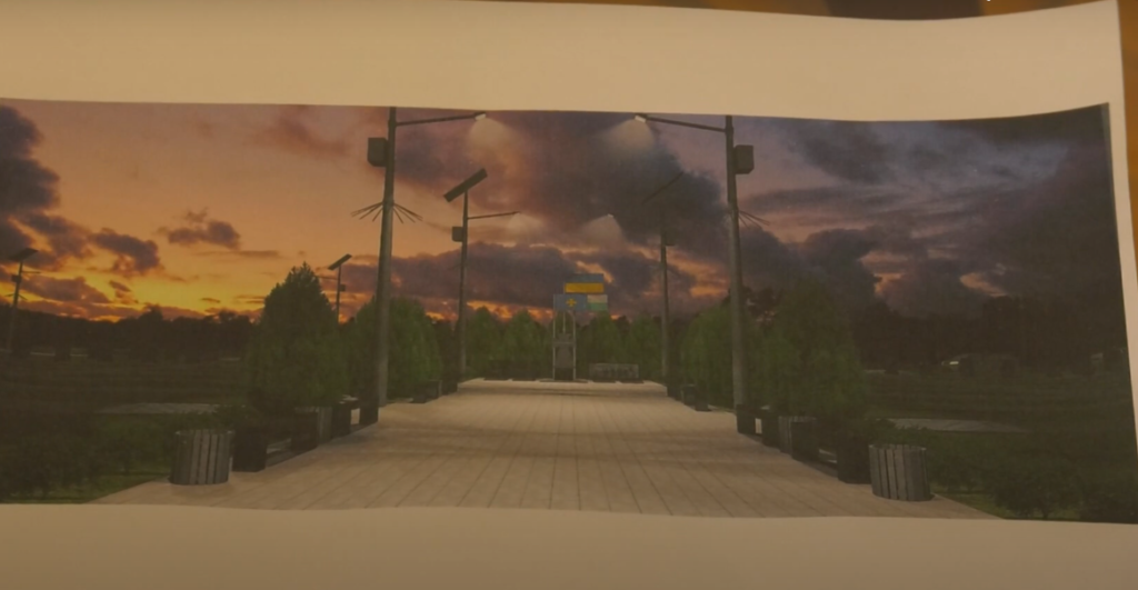 Ескіз проєкту. Скриншот з відео ІРТ