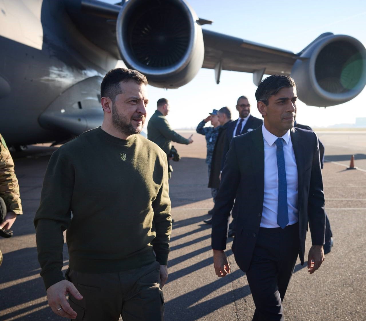 Володимир Зеленський та Ріші Сунак в Лондоні