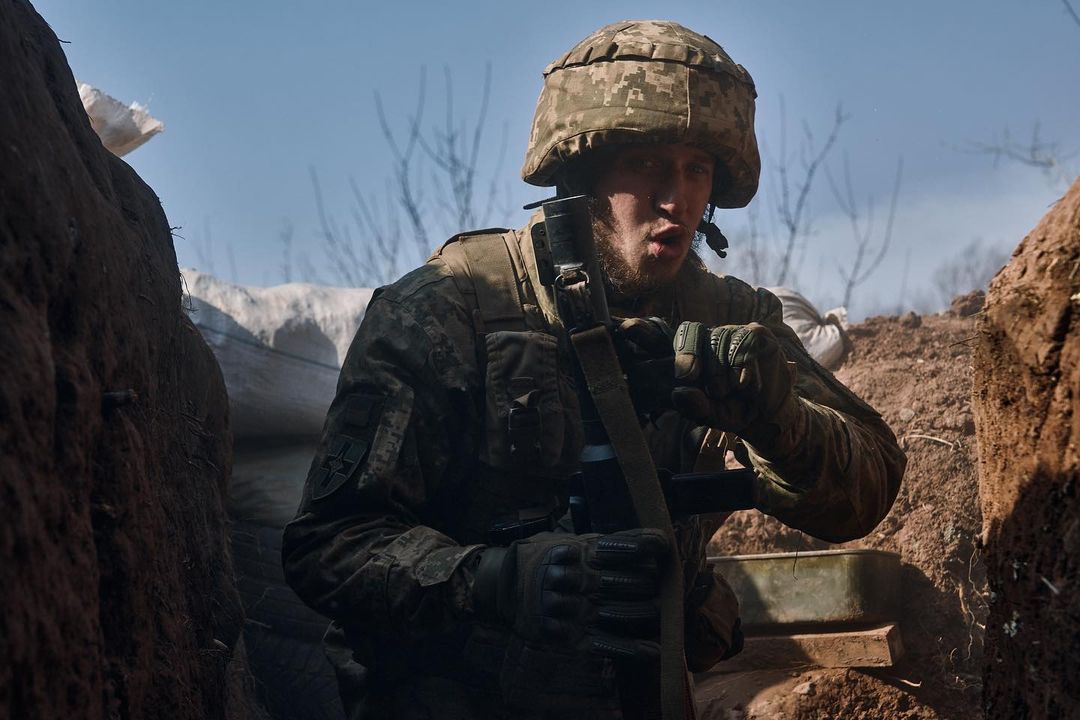 Ілюстрація. Піхота на бухмутському напрямку