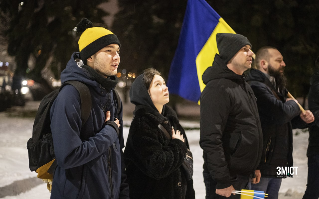 Молодь Полтавини НА акції «Ми вдома. Ми готові»