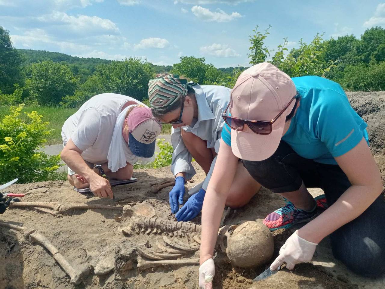 Процес розкопок