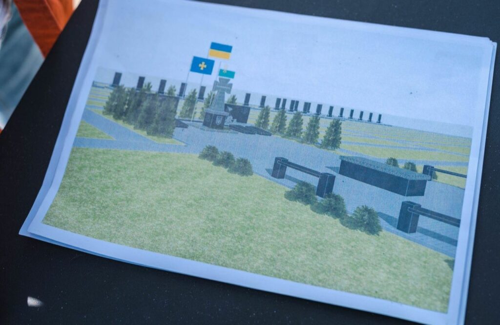 Алея героїв під Полтавою