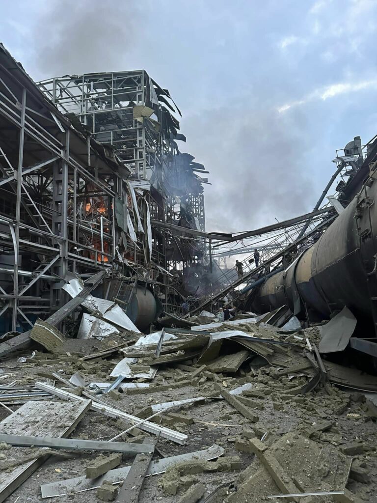 Наслідки обстрілу Гоголевого