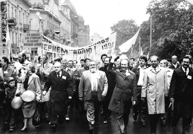 День праці у Львові, який раніше називали “Львівська маївка”, 1990 рік