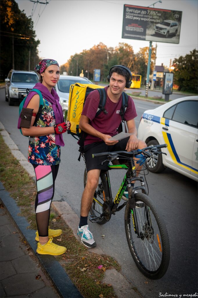 Велосипедисти у Полтаві