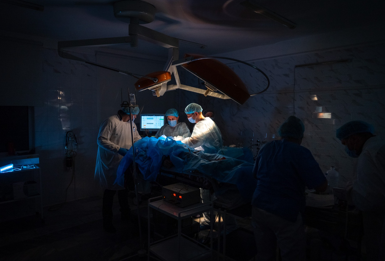 Лікарня під час блекауту. Ілюстративне фото