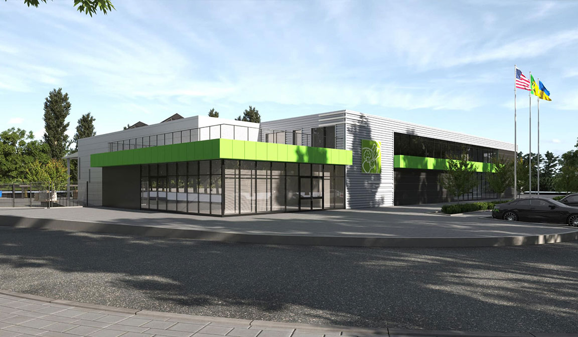 Ескіз фабрики-кухні у Бучі