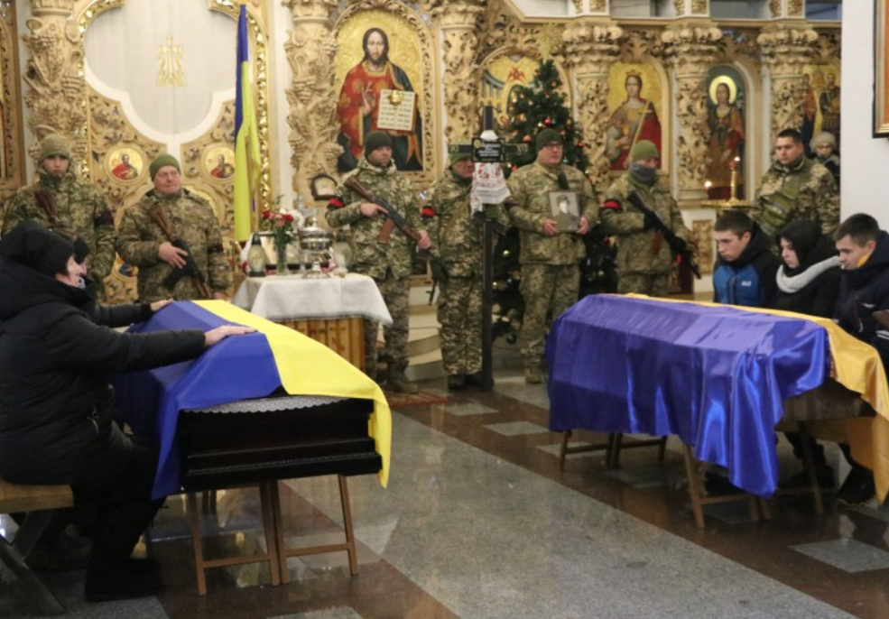 Прощання з воїнами в Полтаві