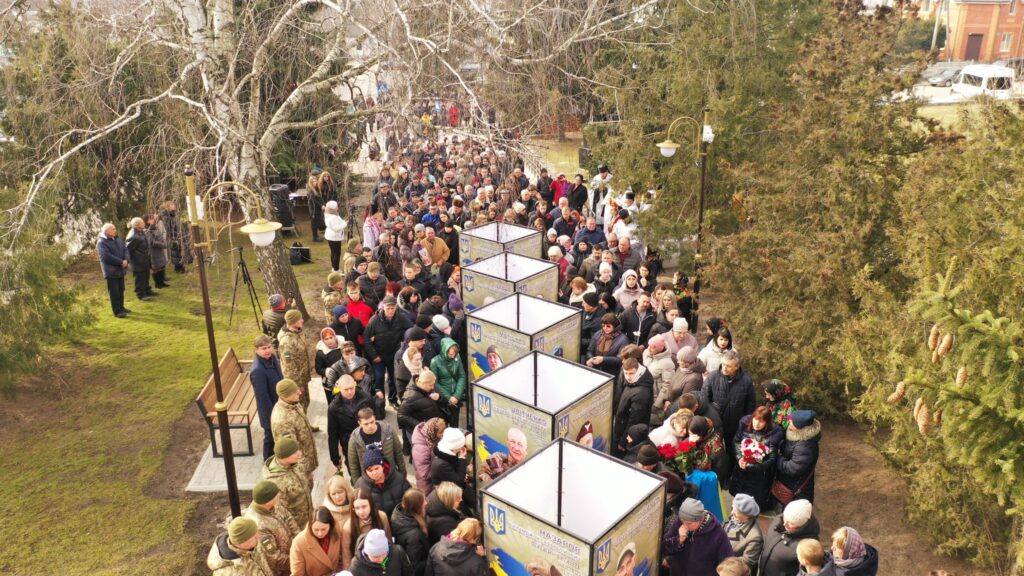 Відкриття Алеї Героїв у Нових Санжарах