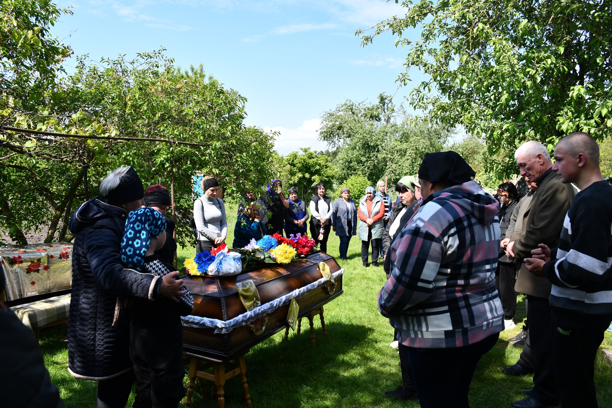 Прощання з воїном Андрієм Дзиною