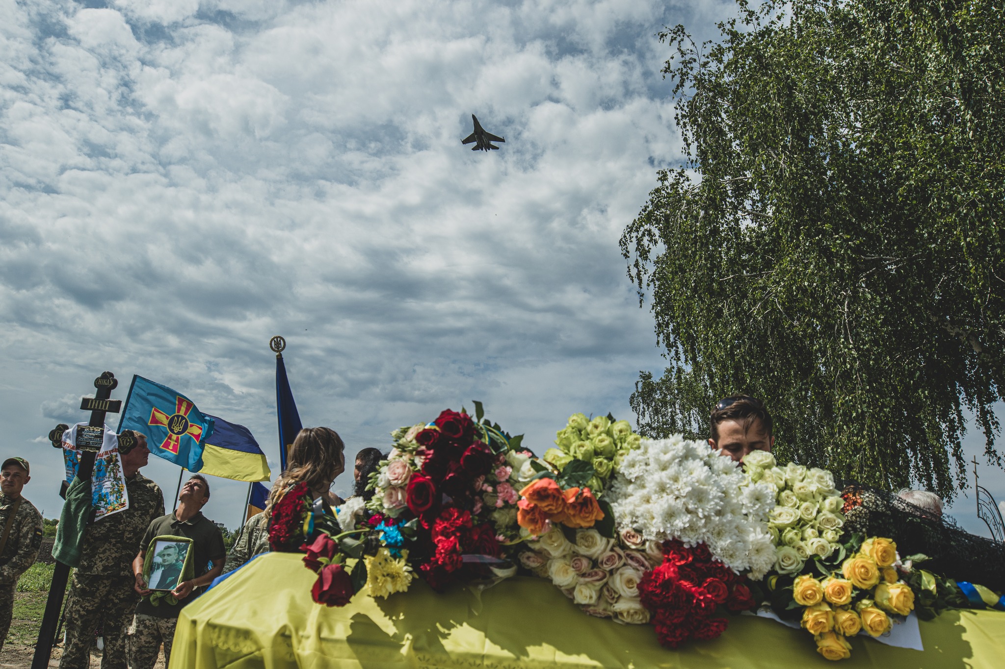 Прощання з льотчиком Денисом Василюком