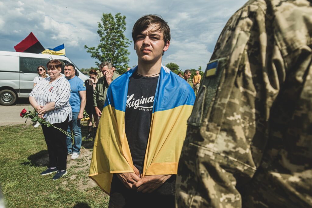 воїн на щиті