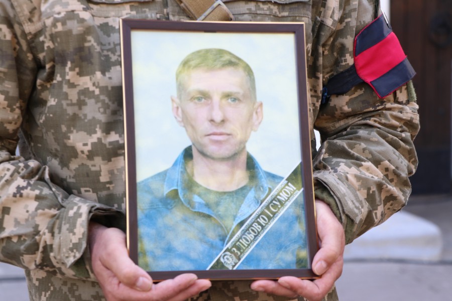 Прощання з воїнами