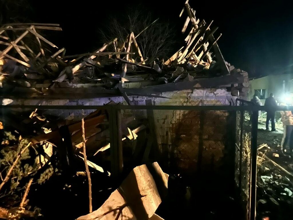Фото наслідків обстрілу у листопаді 2023 року оприлюднила Полтавська ОВА 