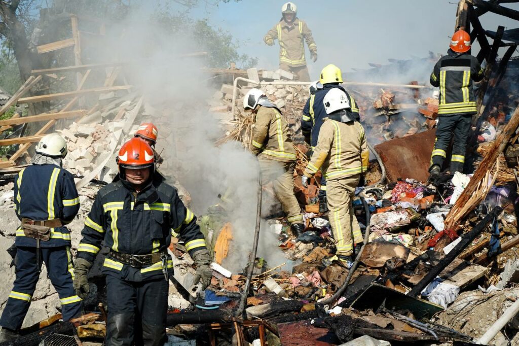 наслідки обстрілу в Полтаві