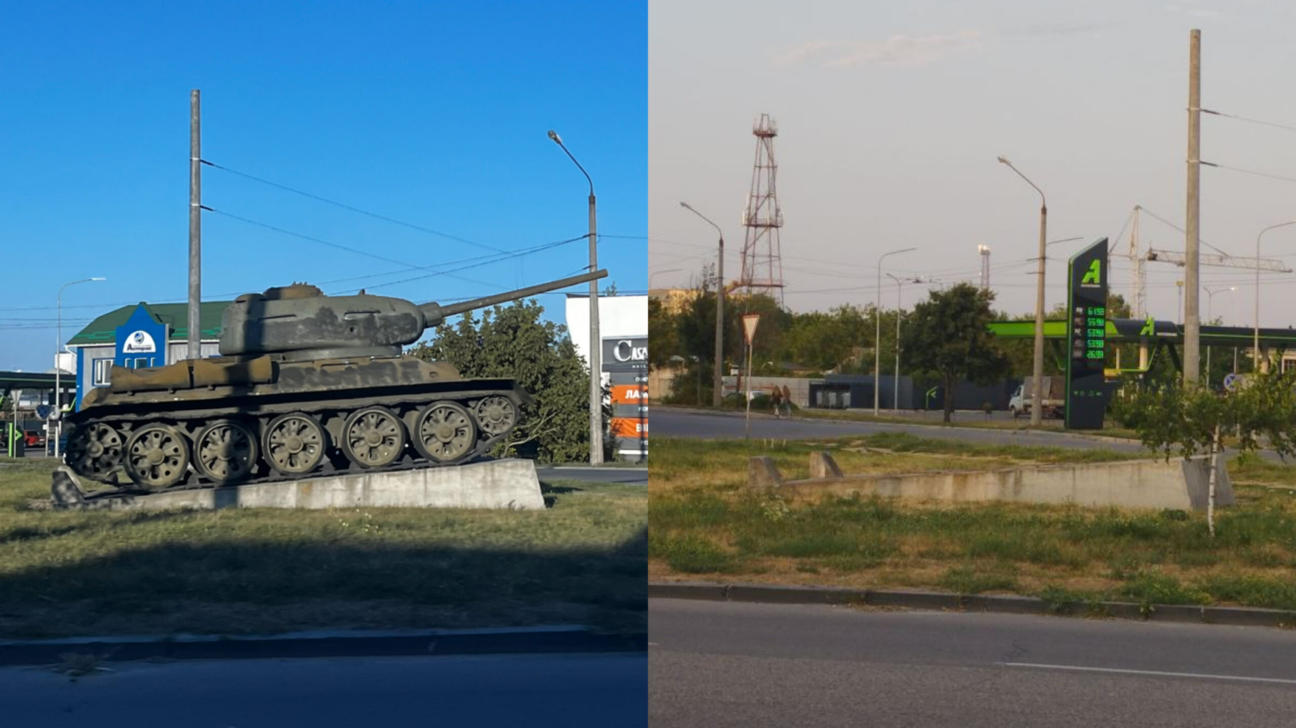 Танк Т-34 в Полтаві прибрали з постаменту