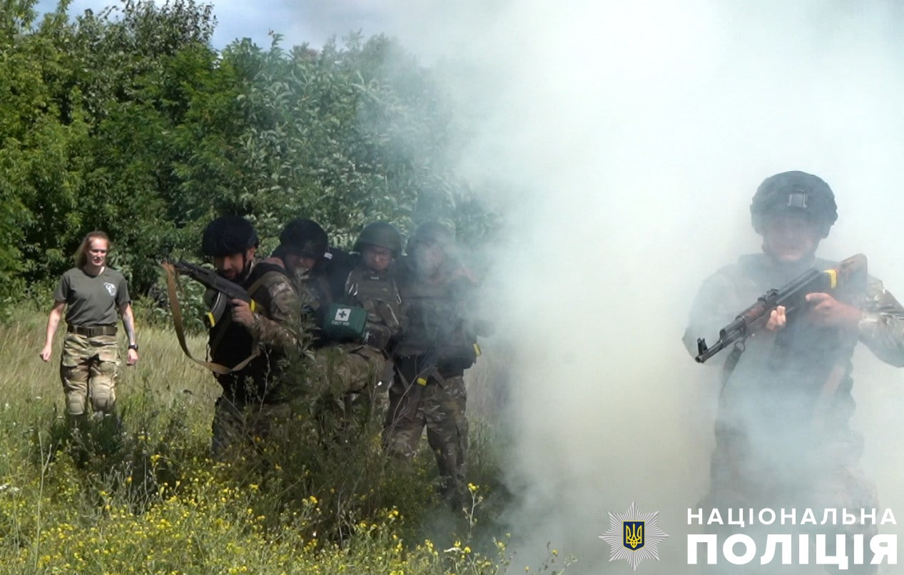 Навчання новобранців стрілецького батальйону