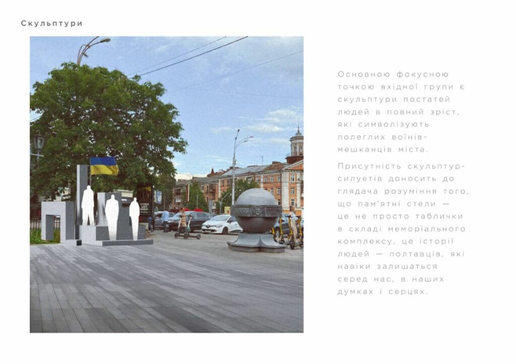 Алея героїв у Полтаві