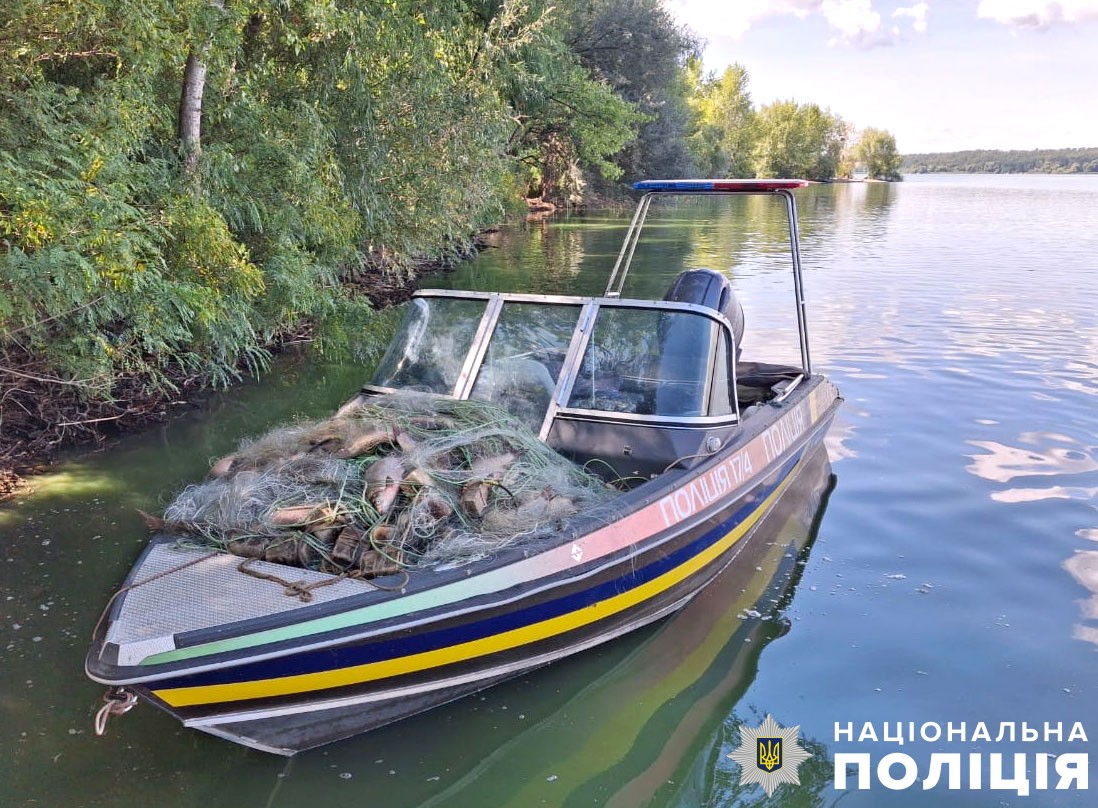 Ілюстративне фото. Вилучена правоохоронцями риба і браконьєрські сітки