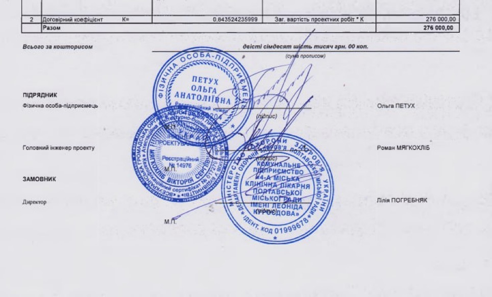 Роман Мяглохліб головний інженер у Ольги Петух. Проєктанти