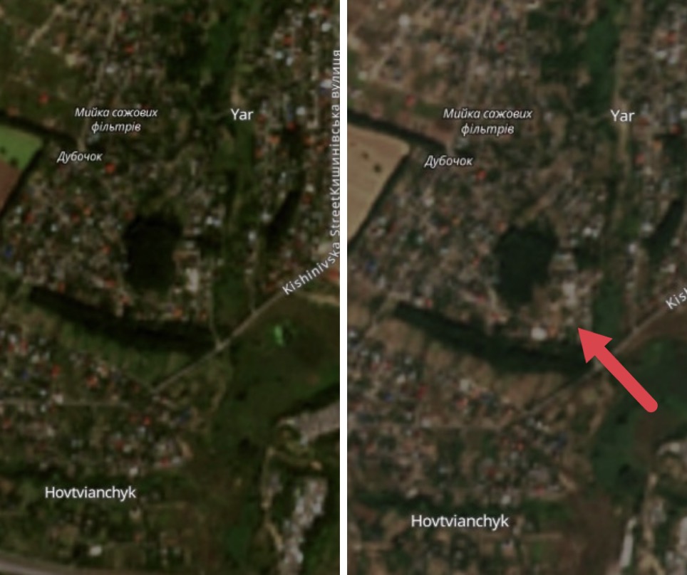 Порівняння насадження у 2022р та у 2024 р