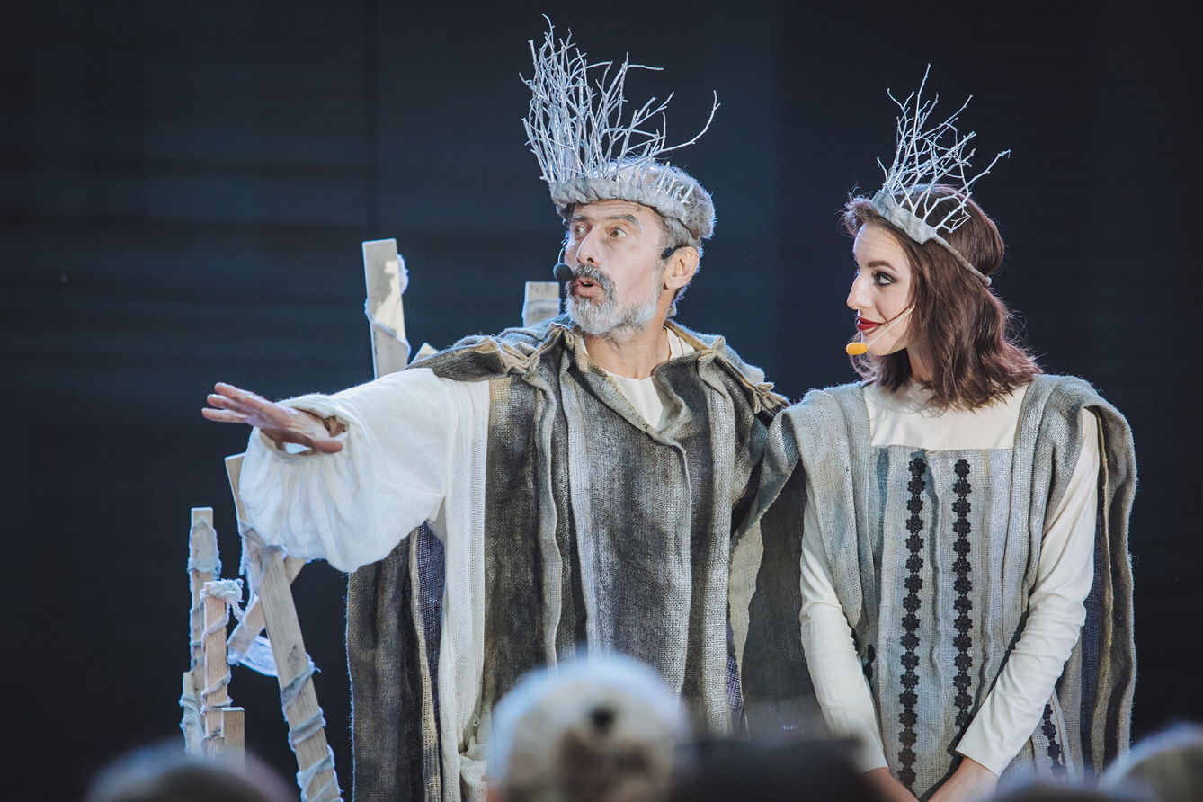 Вистава «Король Лір». Олексій Дашковський у ролі Короля Ліра