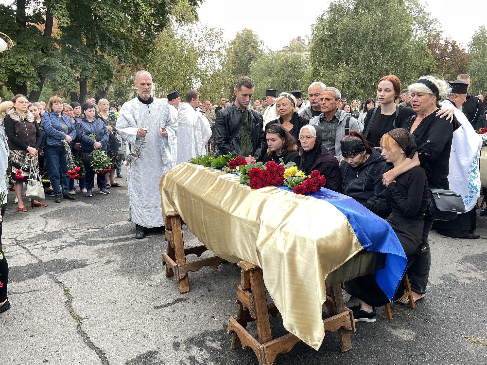 Прощання із воїнами у Полтаві 18 вересня