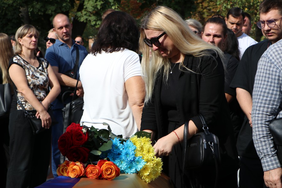 Прощання з воїнами у Полтаві 12 вересня.