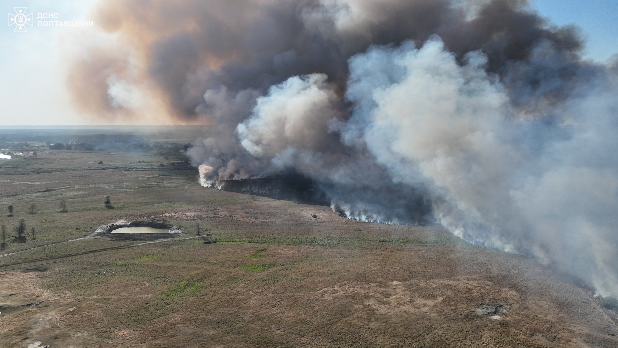 Пожежа на Полтавщині