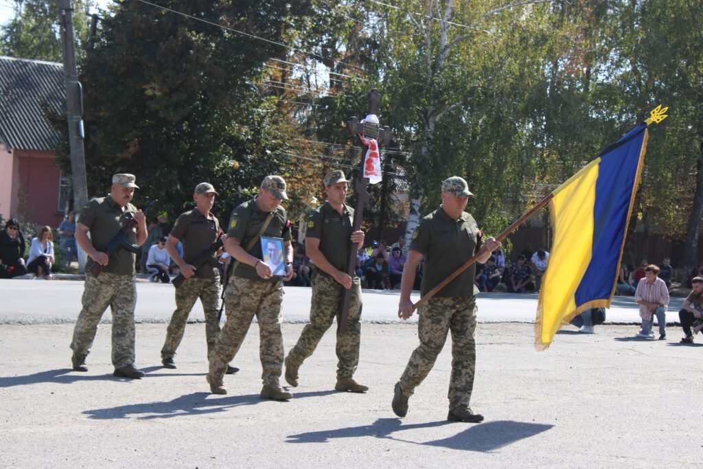 Прощання з воїном.