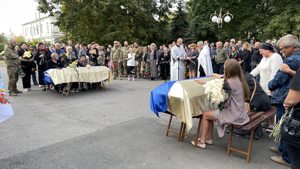 Прощання з воїнами у Полтаві 27 вересня