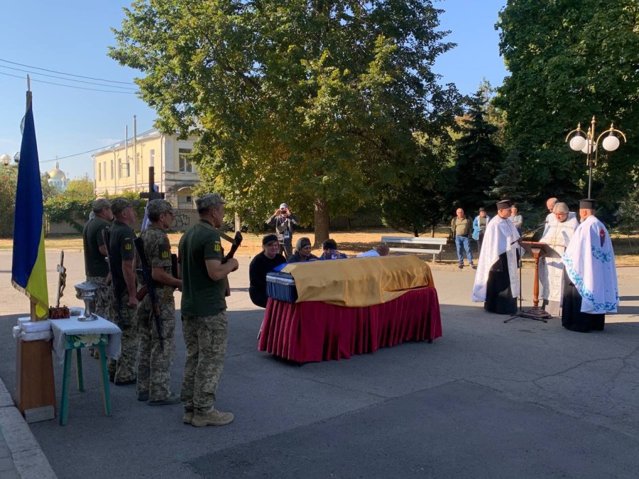 Прощання з воїном у Полтаві 20 вересня