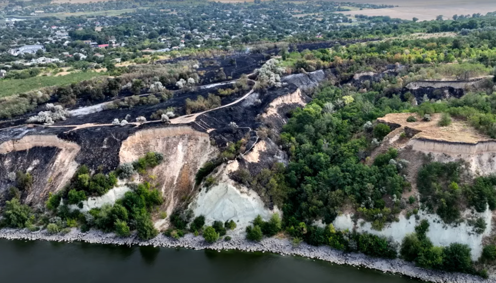 Гора Пивиха на Полтавщині. Скриншот з відео Мирослава Носи