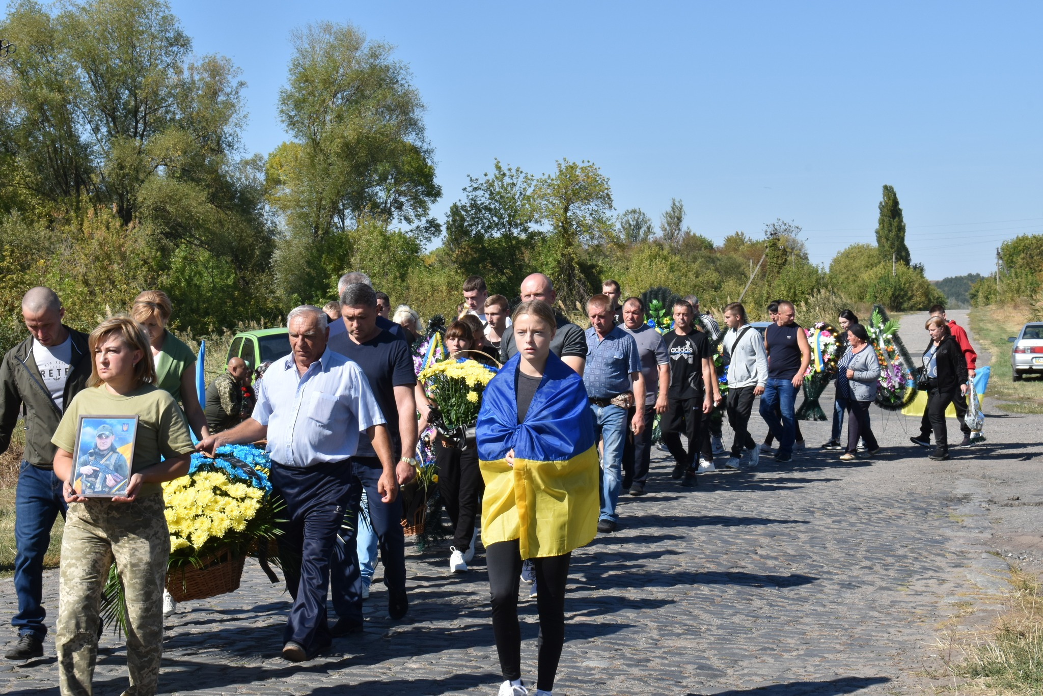Прощання у Чутівській громаді. Фото з фейсбук-сторінки громади.
