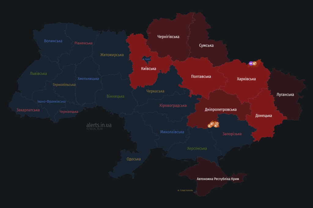 Відстежуємо причини повітряних тривог в Україні та на Полтавщині протягом цієї доби.