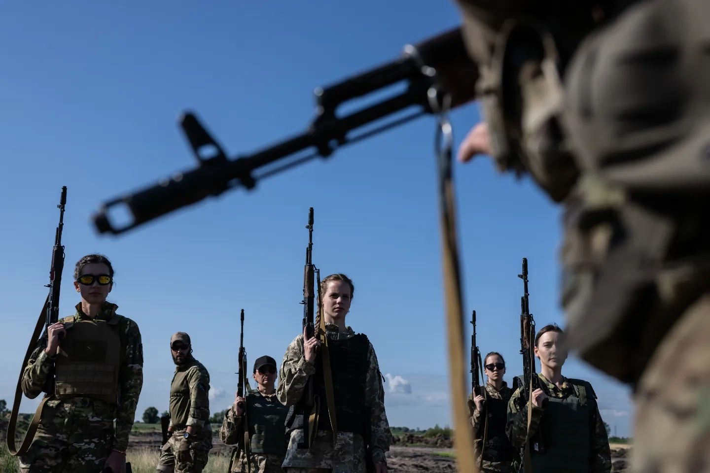 Ілюстративне фото. Навчання жінок, які хочуть вступити до війська