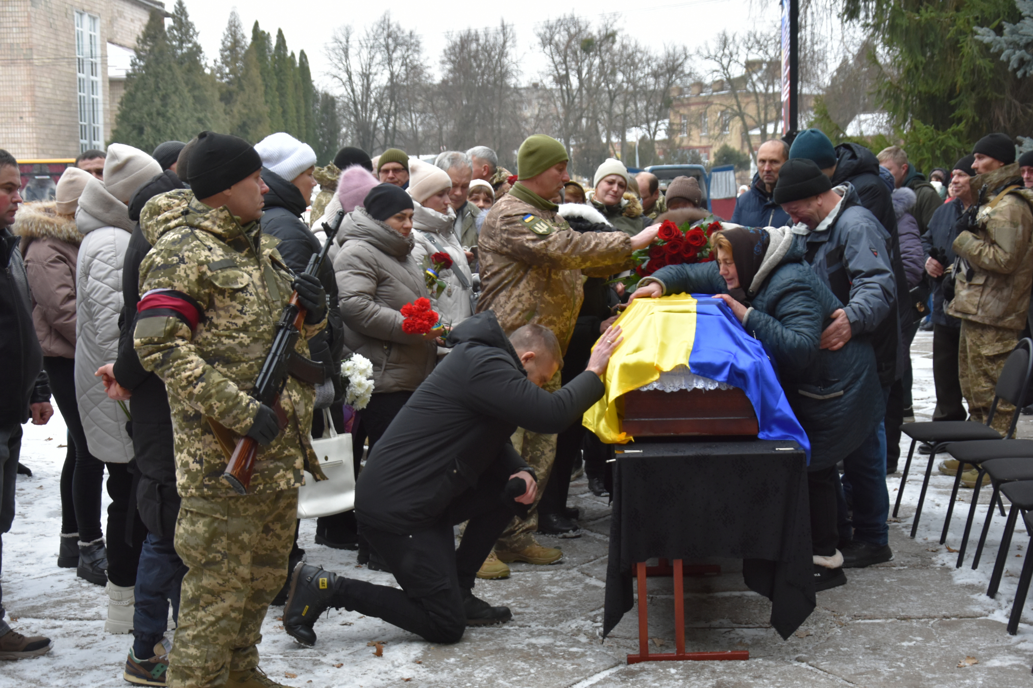 Полтавщина прощалася із полеглим поблизу Торецька воїном