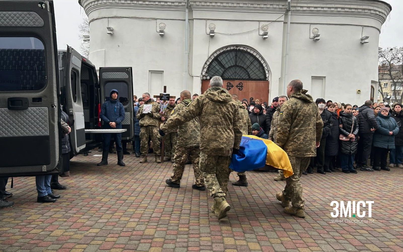 Прощання з бійцями у Полтаві