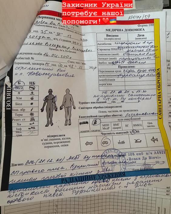 Володимир Василенко потребує допомоги