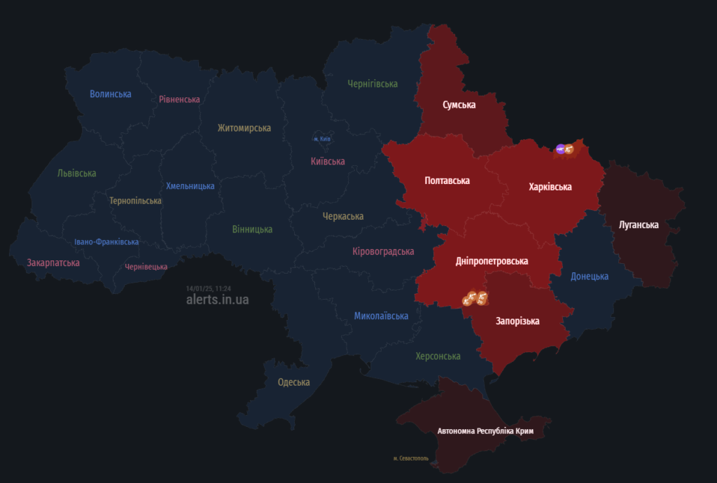 Причини тривог на Полтавщині