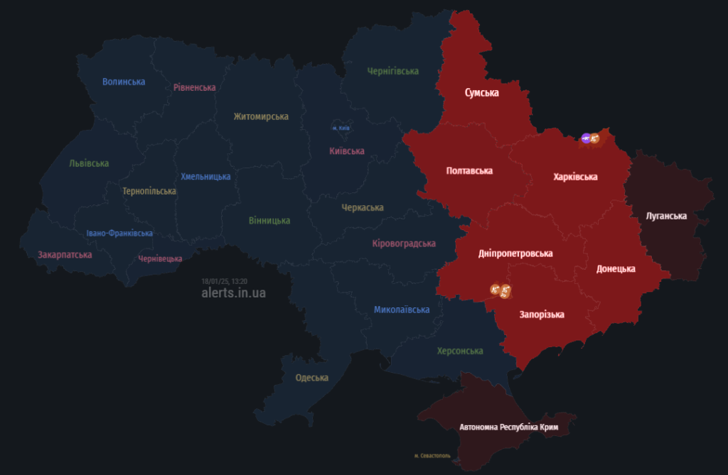 причини тривог на Полтавщині