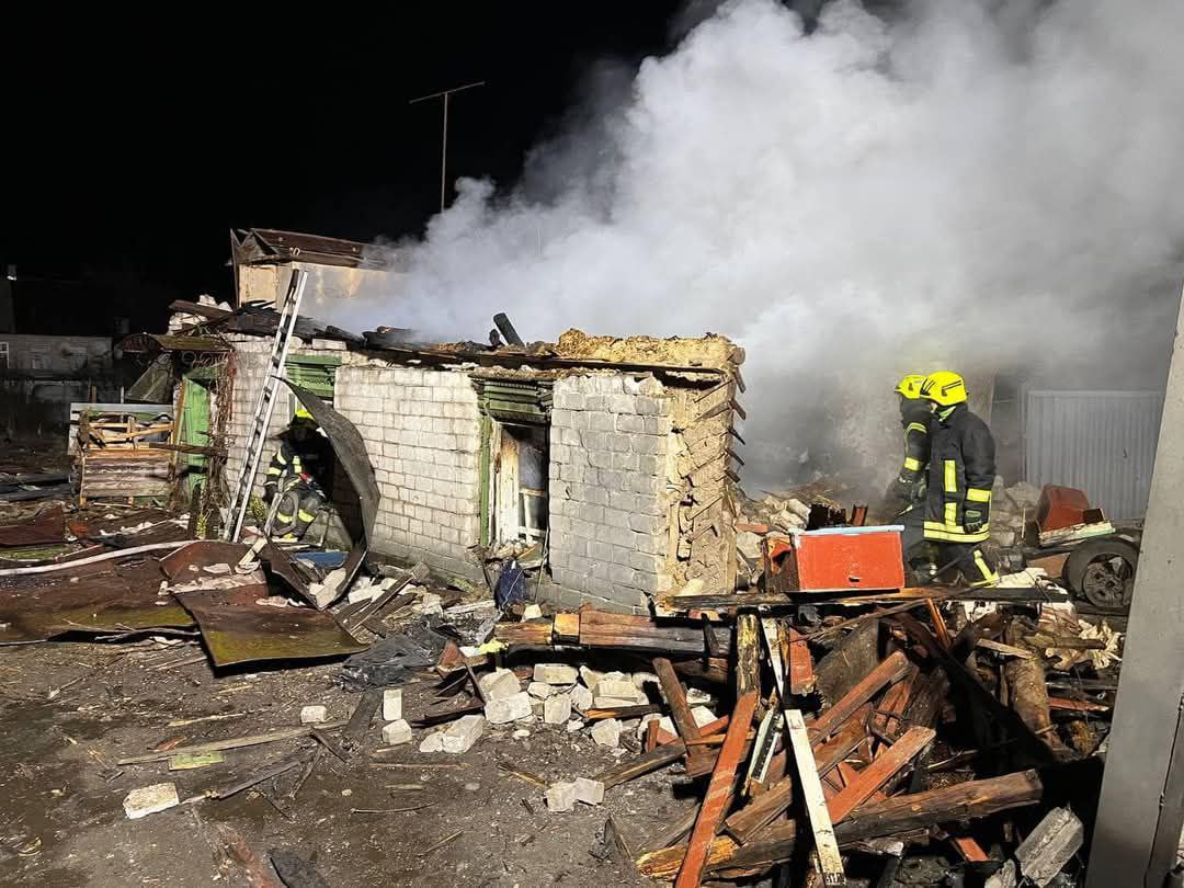 Наслідки обстрілу Кременчука