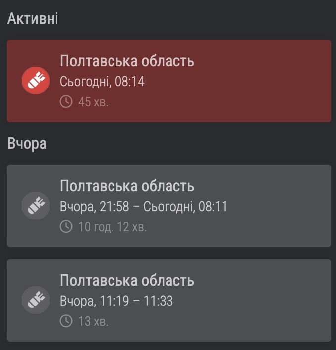 Двічі підлітали до Полтави й курсують над областю: ситуація з «Шахедами». Шахеди продовжують літати